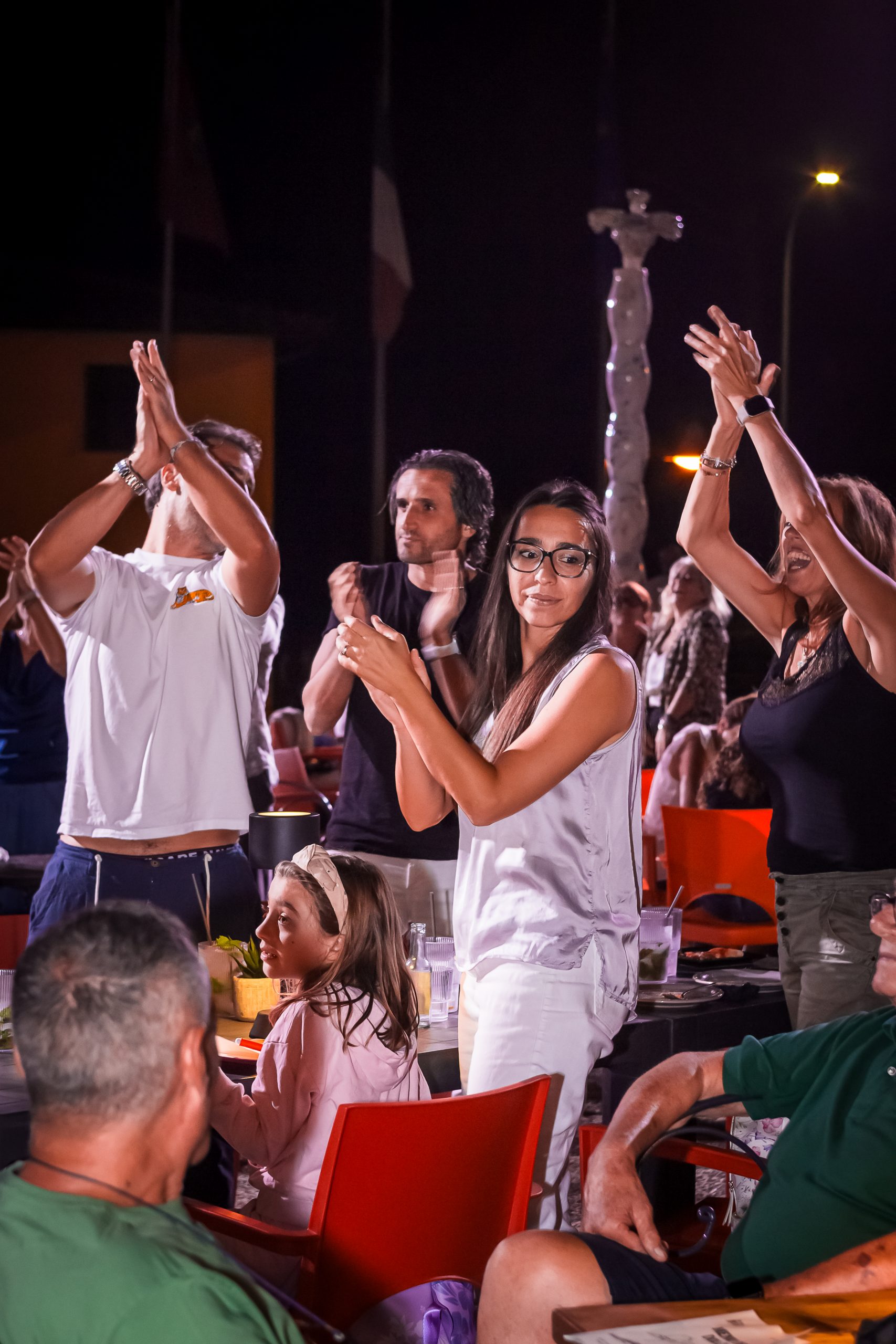 Buffet del Pizza Night di Cibo Vino e Chiacchiere